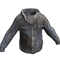 Buy Rust hoodie Denim Studded Hoodie skin