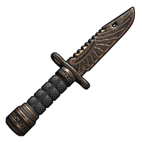 Buy Rust weapon Bronze Raven Knife skin