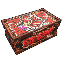 Buy Rust large wooden box Graffiti Scrap Storage skin
