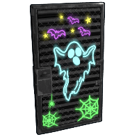 Buy Rust misc Neon Ghost Door skin