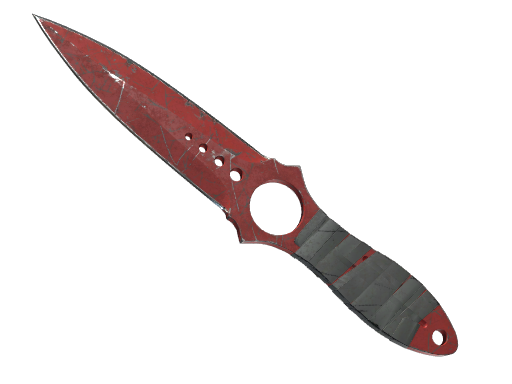 Buy CS2 knife ★ Skeleton Knife | Crimson Web (Battle-Scarred) skin