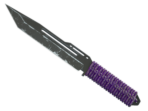 Buy CS2 knife ★ StatTrak™ Paracord Knife | Ultraviolet (Battle-Scarred) skin