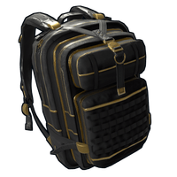 Buy Rust misc Black Gold Backpack skin