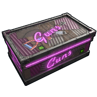 Buy Rust large wooden box Neon Gun Storage skin