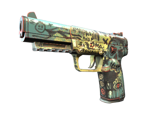 Buy CS2 pistol StatTrak™ Five-SeveN | Scrawl (Factory New) skin