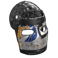 Buy Rust metal facemask Space Rocket Face Mask skin