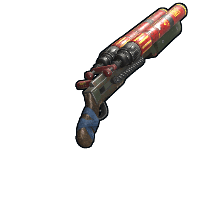 Buy Rust double barrel shotgun Caution DBS skin