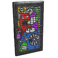 Buy Rust sheet metal door Urban Night Door skin
