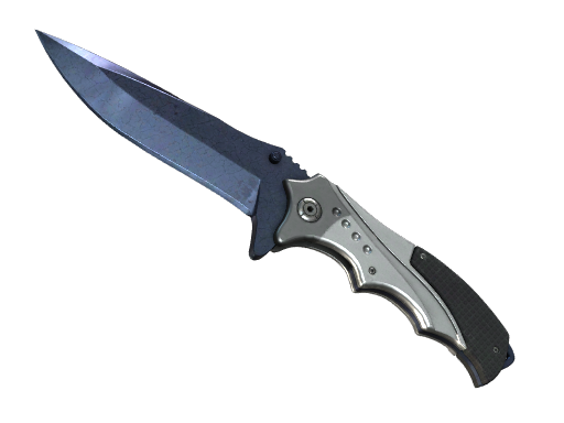 Buy CS2 knife ★ Nomad Knife | Blue Steel (Battle-Scarred) skin
