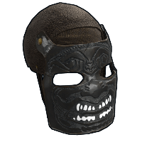 Buy Rust metal facemask Aztek Night Hunter skin