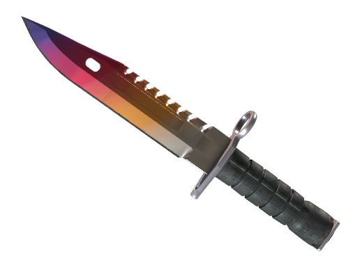 Buy CS2 knife ★ StatTrak™ M9 Bayonet | Fade (Factory New) skin