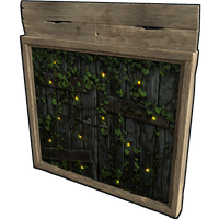 Buy Rust misc Fireflies Double Wooden Doors skin