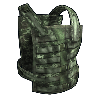 Buy Rust metal torso plate Flak Vest - Green skin