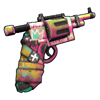 Buy Rust revolver Colorful Revolver skin