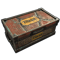 Buy Rust large wooden box Trash Box skin