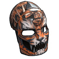 Buy Rust metal facemask The Tiger Facemask skin