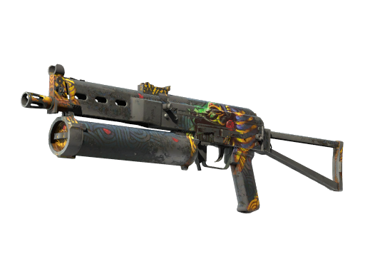 Buy CS2 smg PP-Bizon | Judgement of Anubis (Battle-Scarred) skin
