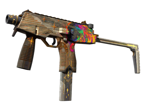 Buy CS2 smg StatTrak™ MP9 | Starlight Protector (Battle-Scarred) skin