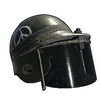 Buy Rust rifle helmet Born To Loot skin