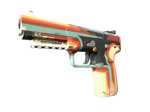 Buy CS2 pistol StatTrak™ Five-SeveN | Retrobution (Well-Worn) skin