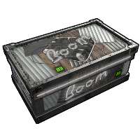 Buy Rust large wooden box Neon Boom Storage skin