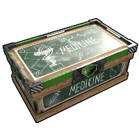 Buy Rust large wooden box Scientific Medicine Storage skin
