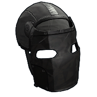 Buy Rust metal facemask Blackout Facemask skin