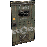 Buy Rust wooden door Military Storage Wooden Door skin