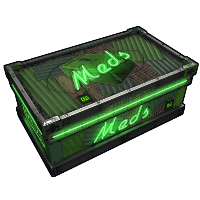 Buy Rust large wooden box Neon Meds Storage skin