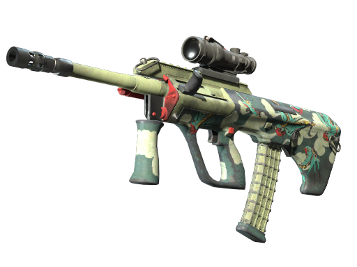 Buy CS2 rifle AUG | Fleet Flock (Well-Worn) skin