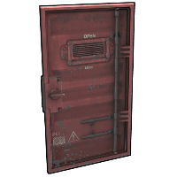 Buy Rust armored metal door Red Armored Container Door skin