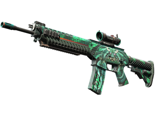 Buy CS2 rifle StatTrak™ SG 553 | Dragon Tech (Factory New) skin