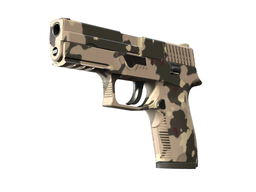 Buy CS2 pistol Souvenir P250 | Black & Tan (Factory New) skin