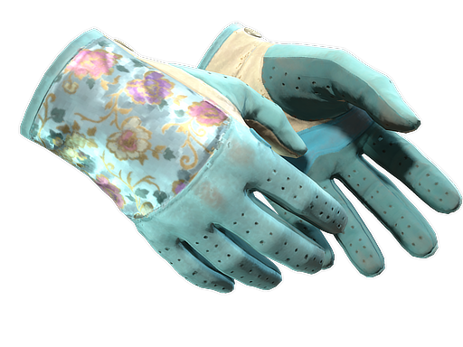 Buy CS2 gloves ★ Driver Gloves | Brocade Flowers (Well-Worn) skin