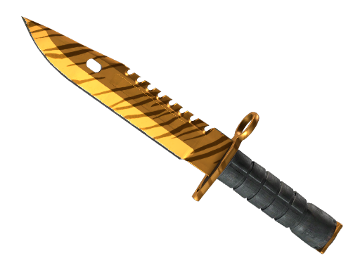 Buy CS2 knife ★ StatTrak™ M9 Bayonet | Tiger Tooth (Factory New) skin