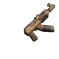 Buy Rust ak47u Cardboard AR skin