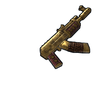 Buy Rust ak47u Gold Chains AR skin