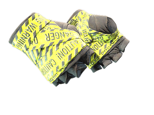 Buy CS2 gloves ★ Hand Wraps | CAUTION! (Field-Tested) skin