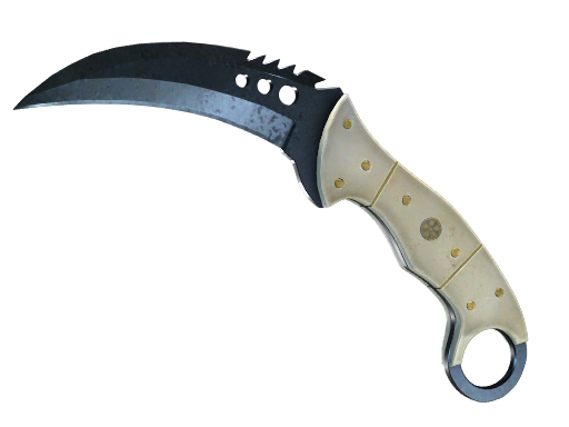 Buy CS2 knife ★ Talon Knife | Blue Steel (Well-Worn) skin