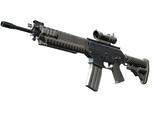 Buy CS2 rifle SG 553 | Damascus Steel (Minimal Wear) skin