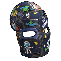 Buy Rust metal facemask Space Raider Facemask skin