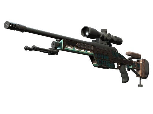 Buy CS2 sniper rifle SSG 08 | Azure Glyph (Factory New) skin