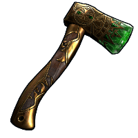 Buy Rust hatchet Emerald Relic Hatchet skin