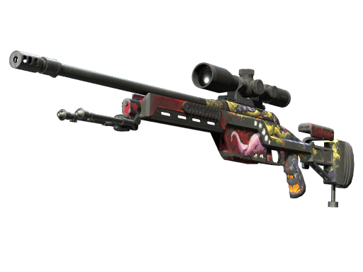 Buy CS2 sniper rifle SSG 08 | Bloodshot (Battle-Scarred) skin