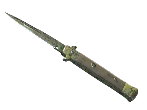 Buy CS2 knife ★ Stiletto Knife | Boreal Forest (Battle-Scarred) skin