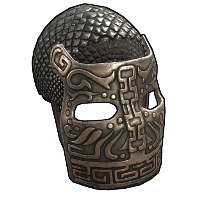 Buy Rust metal facemask Bronze War Mask skin