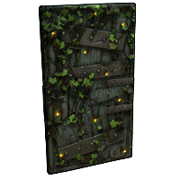 Buy Rust sheet metal door Fireflies Metal Door skin