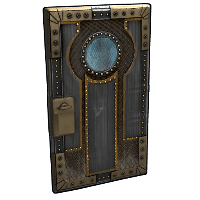 Buy Rust sheet metal door Lost Hope Door skin