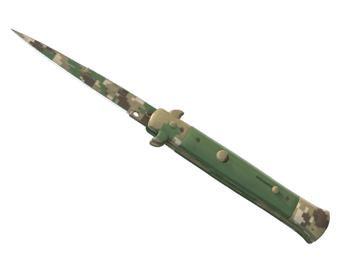 Buy CS2 knife ★ StatTrak™ Stiletto Knife | Forest DDPAT (Field-Tested) skin