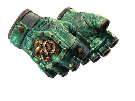 Buy CS2 gloves ★ Broken Fang Gloves | Jade (Battle-Scarred) skin
